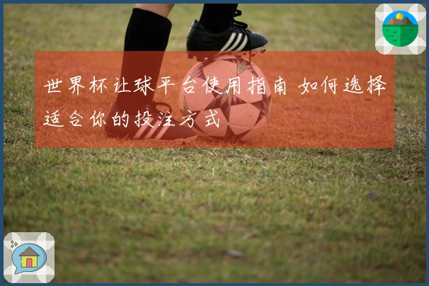 世界杯让球平台使用指南 如何选择适合你的投注方式